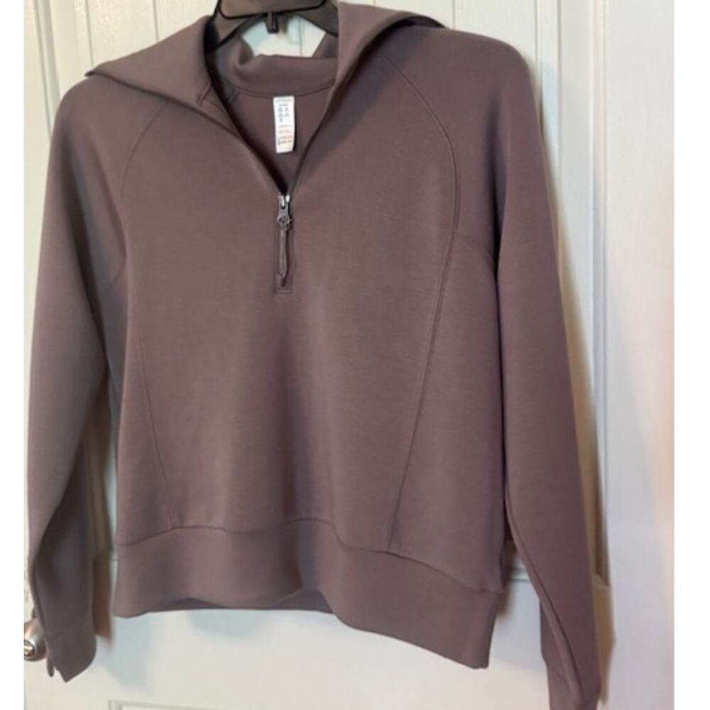 SPANX AirEssentials Half Zip Smoke M - Picture 3 of 6